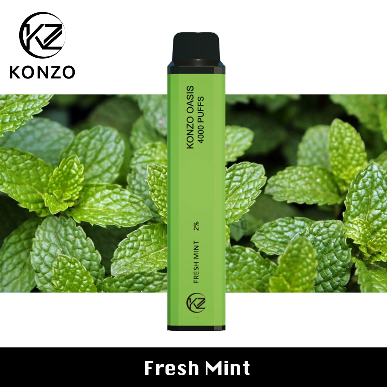 Konzo Oasis Fresh Mint 4000 Puffs