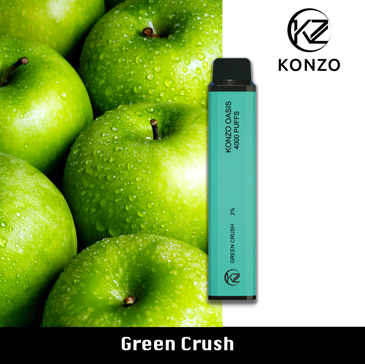 Konzo Oasis Green Crush 4000 Puffs